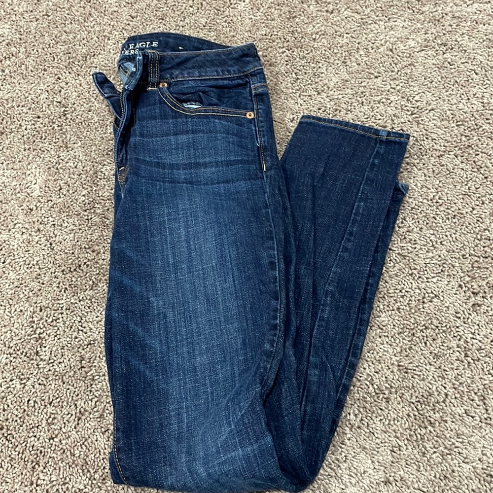 American Eagle Hi Rise Skinny Stretch Jeans